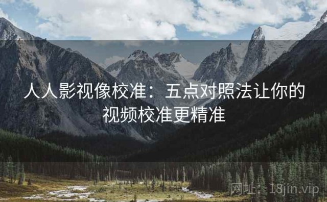 人人影视像校准：五点对照法让你的视频校准更精准